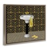 Stupell Industries Deco Style Glam Bathroom Floating Frame Canvas Art - 2 of 4