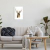Stupell Industries Deer Portrait Watercolor Wall Plaque Art, 13" x 19" - 3 of 4