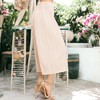 Anna-Kaci Women's Wide Leg Pants Pleated Cropped Palazzo Lounge Pants - 3 of 4