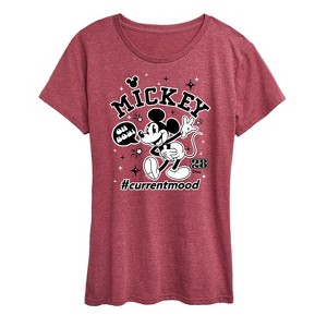 Women's - Disney - Mickey Mouse Short Sleeve Graphic T-Shirt - 1 of 4