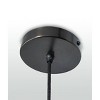 Cordunn Glass Pendant Clear/Black - Signature Design by Ashley: Industrial Design, UL Listed, Metal Body - 4 of 4