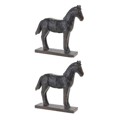 Melrose Standing Horse (Set of 2)
