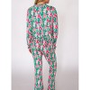 RuffleButts SoftSnooze Women's Ruffle Flare Pajama Set - 3 of 4