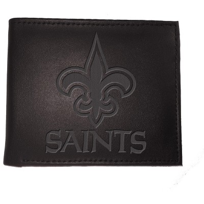 Evergreen Leather New Orleans Saints Bi-fold Wallet