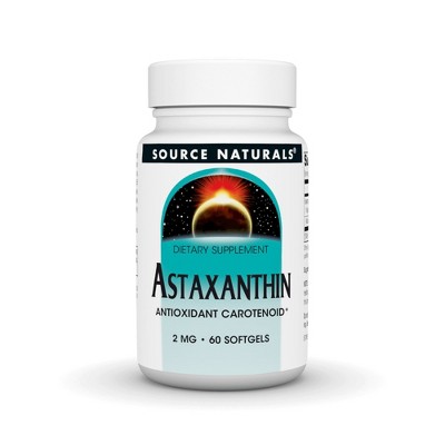 Astaxanthin 2mg by Source Naturals, Inc.  -  60 Softgel