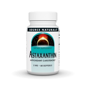 Astaxanthin 2mg by Source Naturals, Inc.  -  60 Softgel - 1 of 3