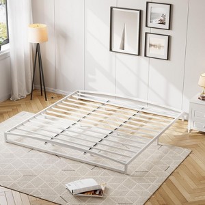 Metal Platform Bed Frame, Heavy Duty Strong Support Slat, Mattress Foundation, No Box Spring Needed, Noise-Free - 1 of 4