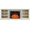 Lyngins 70" Fireplace TV Stand with Faux Stone Surround,Media Console Table with 23" Fireplace Insert,Entertainment Center for Living Room - 2 of 4