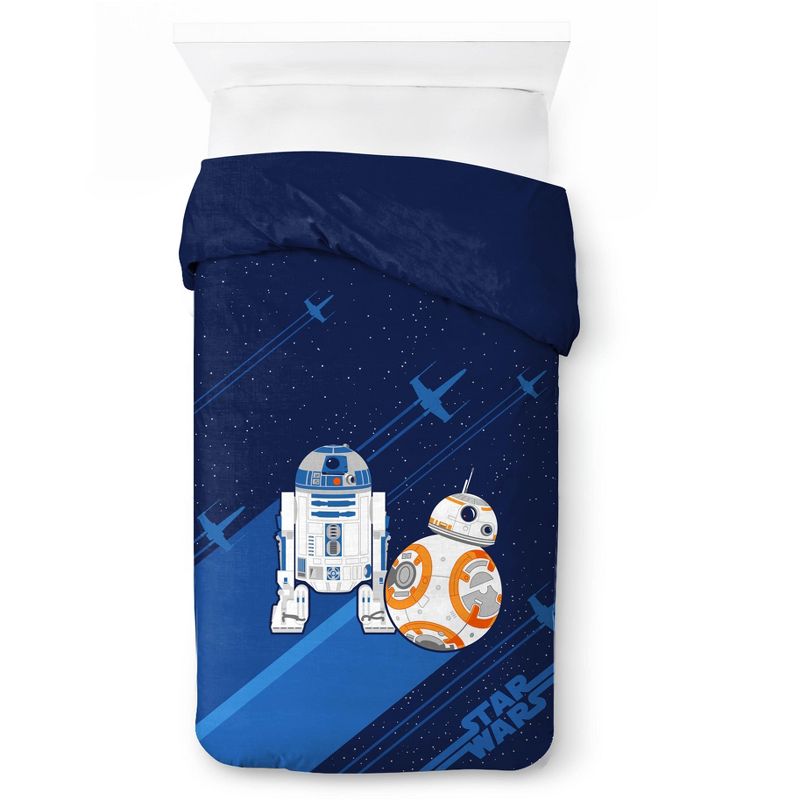 Saturday Park Star Wars Droids 100% Organic Cotton Duvet Cover & Sham Set, 5 of 8