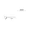 SEVOBAL Utility Storage Shelves Floating Shelf Dallas Set of Two Modern Space Saving Design for Living Room, Beige, 9.8"*31.5"*1.5" - 3 of 4