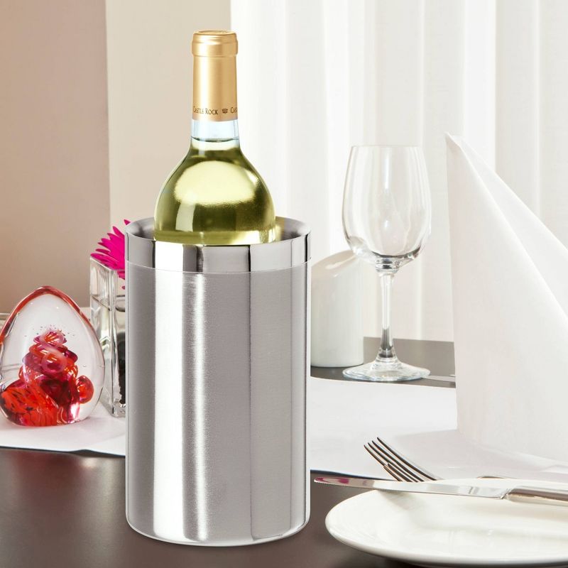 Stainless Steel Double Wall Wine Cooler - Oggi, 4 of 5