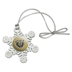 Kutztown Secondary Logo Metal Snowflake Christmas Tree Holiday Ornament - 1 of 3