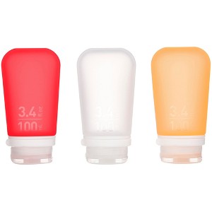 Humangear GoToob+ Soft Silicone Travel Bottle 3-Pack - 1 of 1