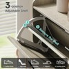 Entryway Shoe Storage Cabinet with Bench, Hidden Shoes Rack - 4 of 4