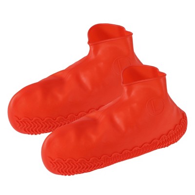 Unique Bargains Unisex Silicone Shoes Covers Rain Boots Reusable