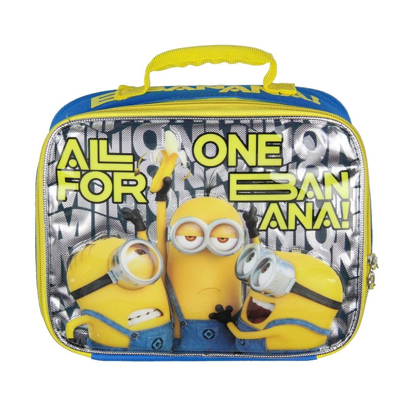 Despicable Me Minions Lunch Box One Banana Insulated Kids Lunch Bag Tote Multicoloured, 5 of 6
