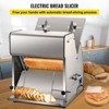 VEVOR Commercial Toast Bread Slicer, 12mm Thickness Electric Bread Cutting Machine, 31PCS Commercial Bakery Bread Slicer, Silver - 3 of 4