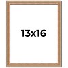 PosterPalooza | Deco Brown Picture Frame - UV Acrylic, Foam Board Backing, Hanging Hardware - 2 of 4