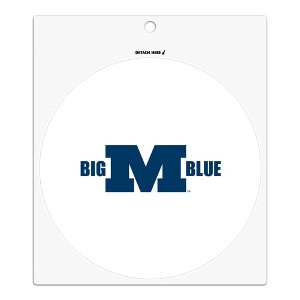 Millikin University Secondary Logo Automotive Car Refrigerator Locker Vinyl Circle Magnet - 1 of 4