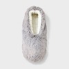 Women's Plush Faux Fur Cozy Slipper Socks with Slip Resistant Soles - Auden™ - 3 of 4