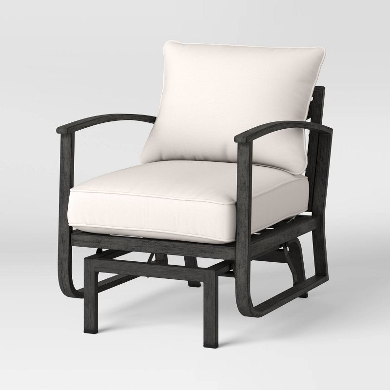 2pc Ryegate Glider Outdoor Patio Chairs, Club Chairs, Accent Chairs Gray - Threshold&#8482;, 4 of 11