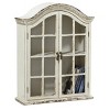 28"x22" Traditional Wood Wall Shelf with Arched Shutter Doors - Olivia & May - 2 of 4