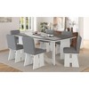 CAVINAS Dining Table Set for 6 Modern Wood Dining Table Set with 6 Chairs for Kitchen - 4 of 4