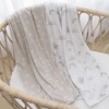 Living Textiles|2PK Jersey Swaddle - Rainbow Sloth - 3 of 4