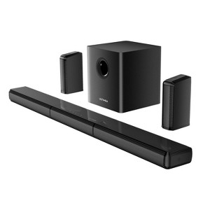 ULTIMEA Apollo S70 Ultra 7.1ch Soundbar, Wireless Subwoofer, 2 Surround Speakers, RGB, 410W, App Control, HDMI/OPT/AUX - 1 of 4