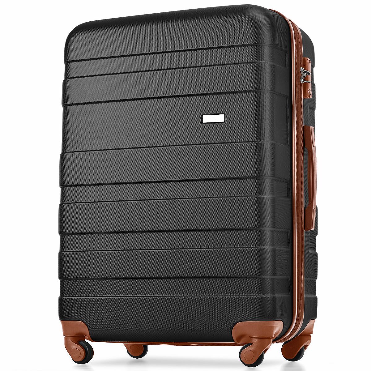 Polibi ABS Hardshell Luggage Set 3 Piece, Lightweight Suitcases with Spinner Wheels TAS Lock 20" 24" 28" - thumbnail 5