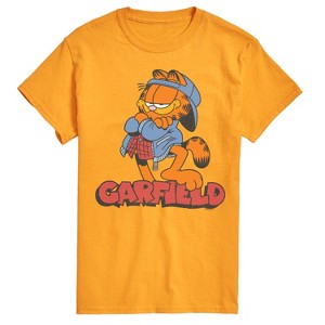 Men's - Garfield - Logo Street Fashion Short Sleeve Graphic T-Shirt - 1 of 3