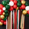 PartyWoo Crepe Paper Streamers Green Red Gold White 8 Rolls 656 ft 1.8 Inch x 82 Ft Roll - 2 of 4