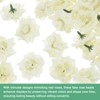 Unique Bargains Silk Rose Artificial Flower Heads Bouquet Decor - 2 of 4