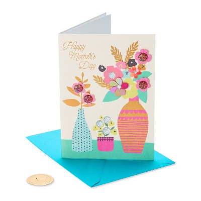 Mother's Day Greeting Card Patterned Vases - PAPYRUS