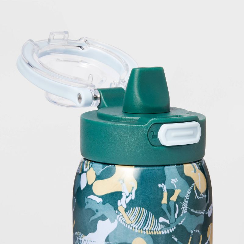 Stainless Steel 14oz Beverage Bottle Dino Camo - Cat &#38; Jack&#8482;, 4 of 5