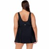 Women's Tranquilo Solid Lucia Swim Dress - Raisins - 2 of 2