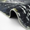 Abstract Area Rug Oriental Throw Rugs Modern Distressed Rug For Living Room, - 4 of 4