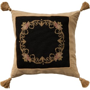Mina Victory Vintage Floral Border Indoor Throw Pillow - 1 of 4