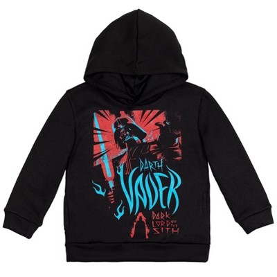 Star Wars The Mandalorian Darth Vader X-Wing Millennium Falcon Fleece Pullover Hoodie Toddler to Big Kid