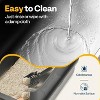 LunaLulinlk Black Extra Large Stainless Steel Litter Box with Double Litter Mat and Scoop - 4 of 4