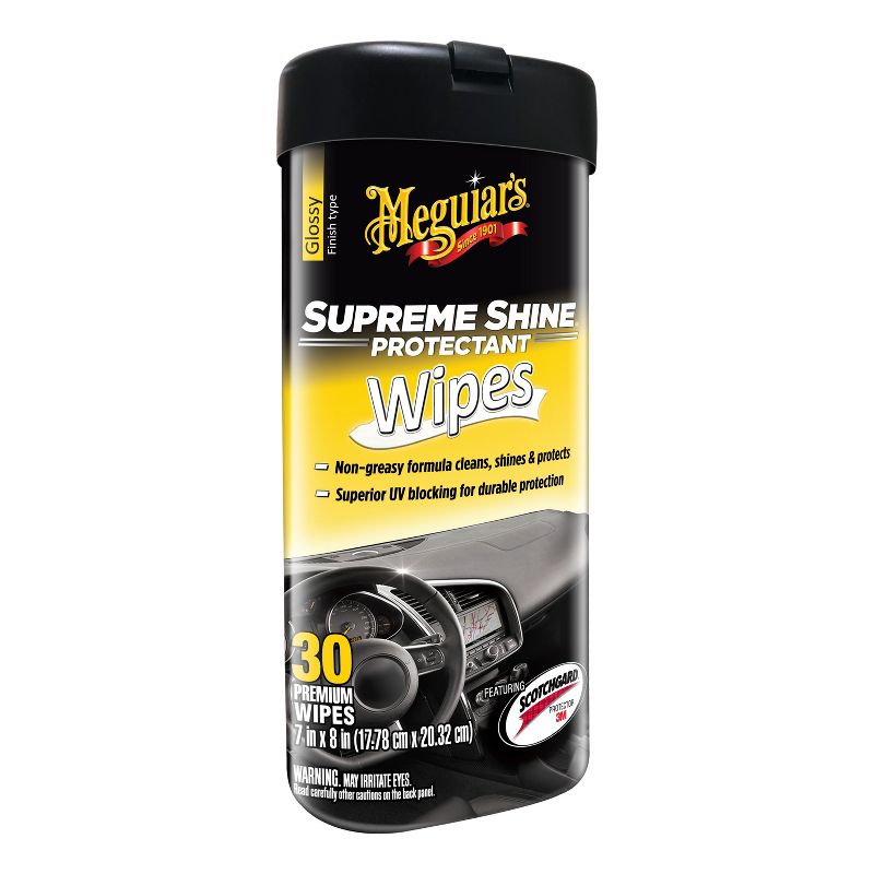 Meguiars 25ct Supreme Shine Wipes, 1 of 8