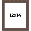 PosterPalooza | Elegant Brown Picture Frame - UV Acrylic, Foam Board Backing, Hanging Hardware - 2 of 4