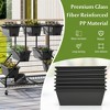 Tangkula 3-tier Vertical Raised Garden Bed w/ 7 Planter Boxes Drainage Holes Storage Shelf - 4 of 4