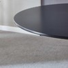 MAYEERTY Coffee Table 42.1 Black Tulip Table Mid century Pedestal Leisure - 3 of 4