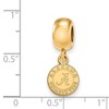 Black Bow Jewelry 14k Yellow Gold Plated Sterling Silver Alabama Crimson Tide NCAA Bead Charm - 2 of 3