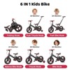 Itopfox 6-in-1 Foldable Toddler Bike with Push Handle, Training Wheels & Pedals for Kids 18-60 Months Adjustable Balance Bike for Boys & Girls - 3 of 4
