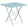 Flash Furniture Oia Commercial Grade 28" Square Indoor-Outdoor Steel Folding Patio Table Set with 4 Round Back Chairs - 3 of 4
