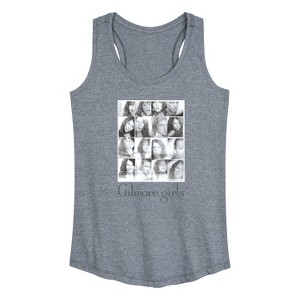 Women's - Gilmore Girls - Photobooth Graphic Racerback Tank - 1 of 4