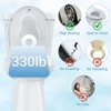 Round Toilet Seat with Toddler Seat, Toilet Seat Cover with Built-in Child Seat, Locking Design,PP Toilet Seat - 4 of 4