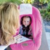 CozyBaby Baby and Infant Insulated Machine Washable Car Seat Cover with Dual Zipper Design, Elastic Edge, and Pull Over Flap, Pink Sheer - 2 of 4